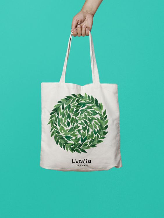 e88f12e0be2c4a672f96a4ebbc093966 ساک متقال نیمه سنگین سایز 45 در 40 cm، طرح کره سبز - Image 1